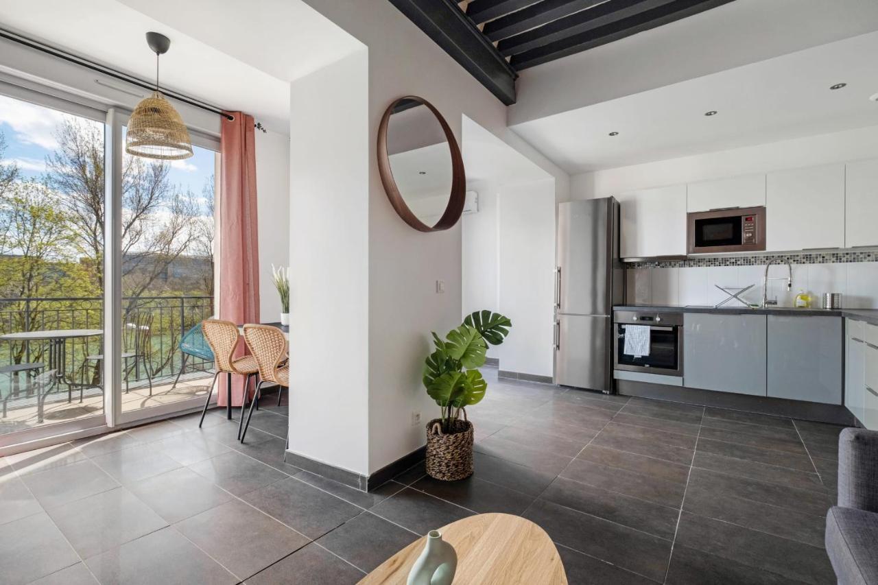 Lyon Cite- Appartement Vue Rhone Terrasse-Caluire Экстерьер фото